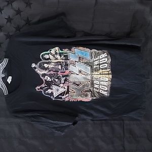 Kiss End Of The Road World Tour t shirt 2019 Size Large The Final Tour Ever